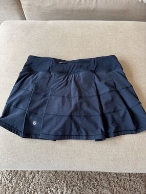 lululemon athletica Navy Performance Skater Skirt